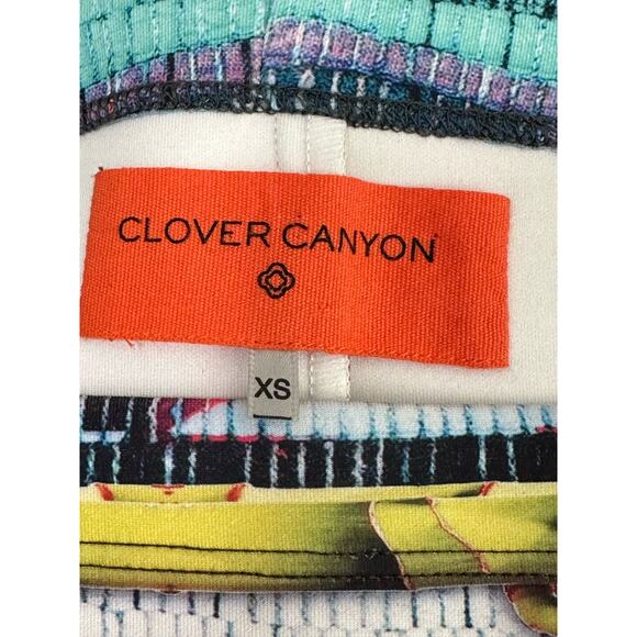 CLOVER CANYON Surf Shack neoprene mini pencil skirt size XS - Picture 3 of 15